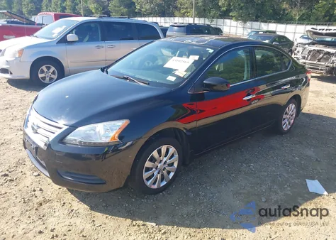 2015 Nissan Sentra S z USA, uszkodzony, nr VIN 3N1AB7AP6FY280804